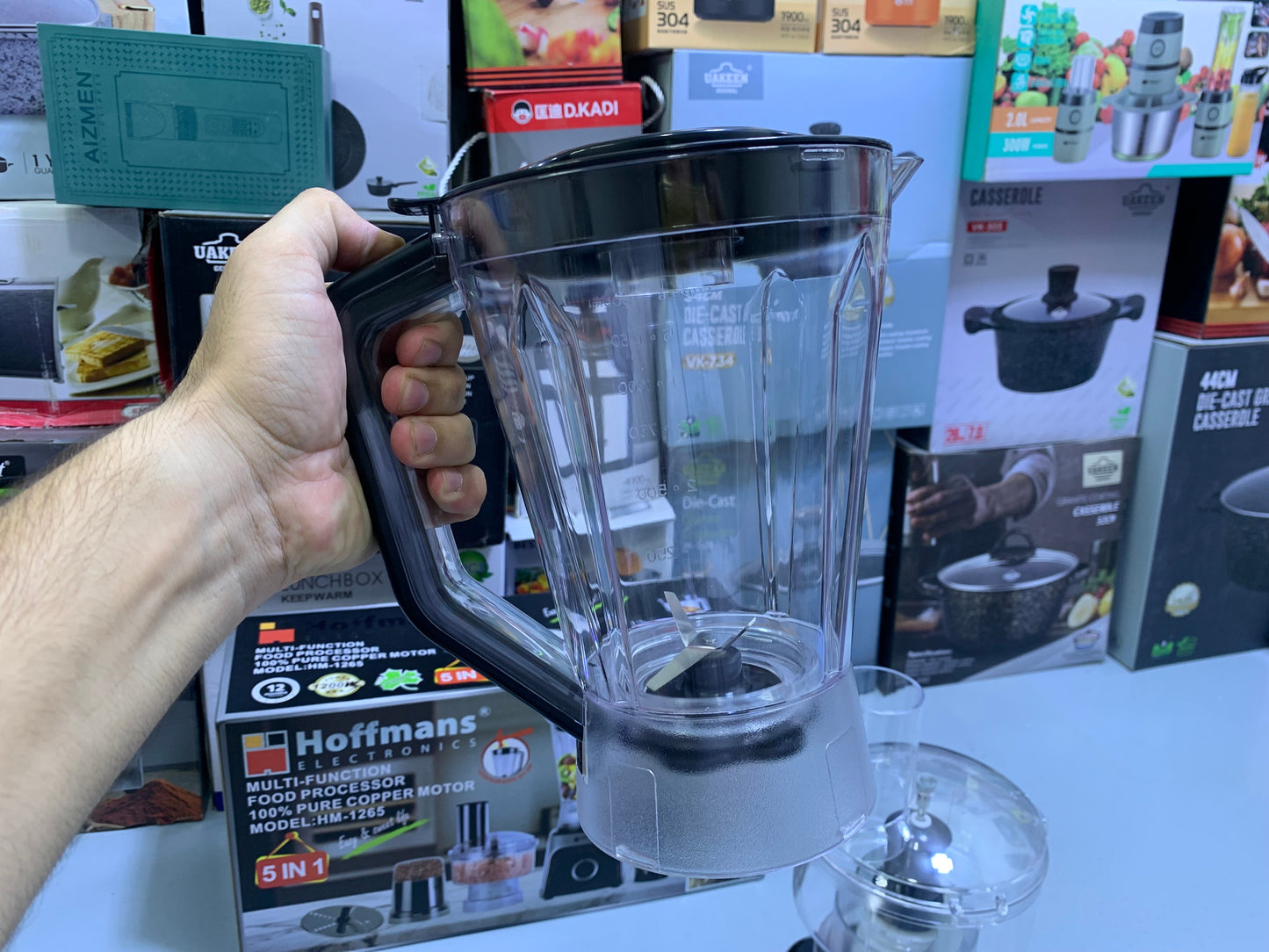 Hoffmans Electronics 5 in 1 Multifunctional Food Processor Full copper 1.5L and 1200w
