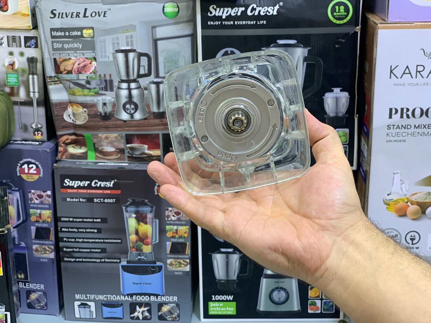 Silver Crest 2-in-1 Blender & Grinder – 2.5L | 4500W | Model: SC-1589