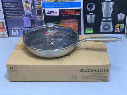 Shallow Laser Coating Frying Pan Non Stick Skillet