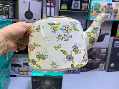 Enamel Coating Stylish Tea Kettles Two Pieces