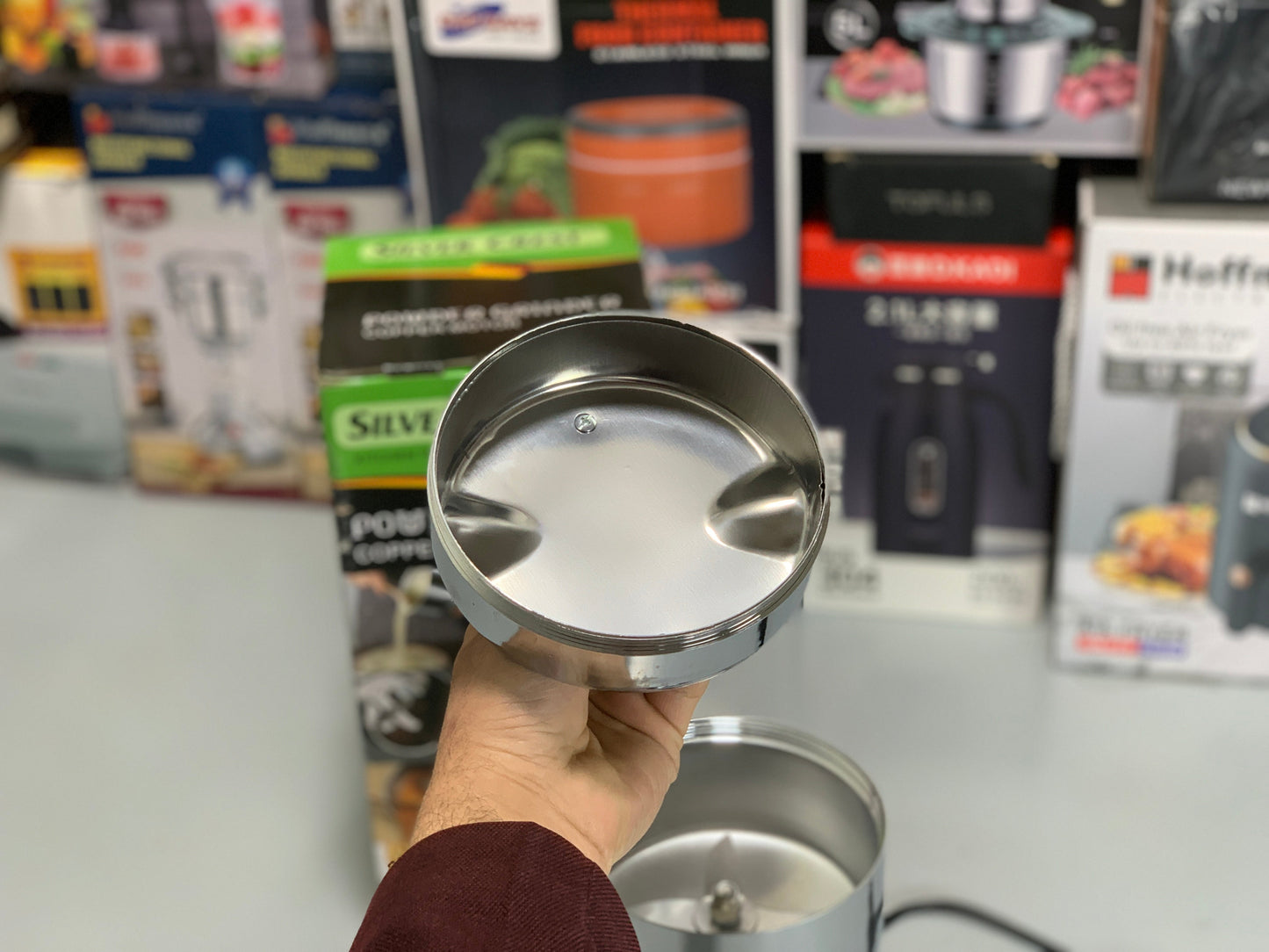 Silver Crest Grinder Stainless Steel