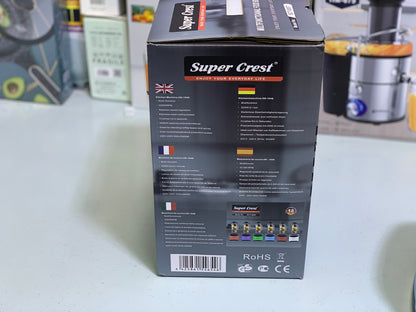 Super Crest Blender 5500w Stainless Steel Blades and Unbreakable Jug Model: SCT-8007