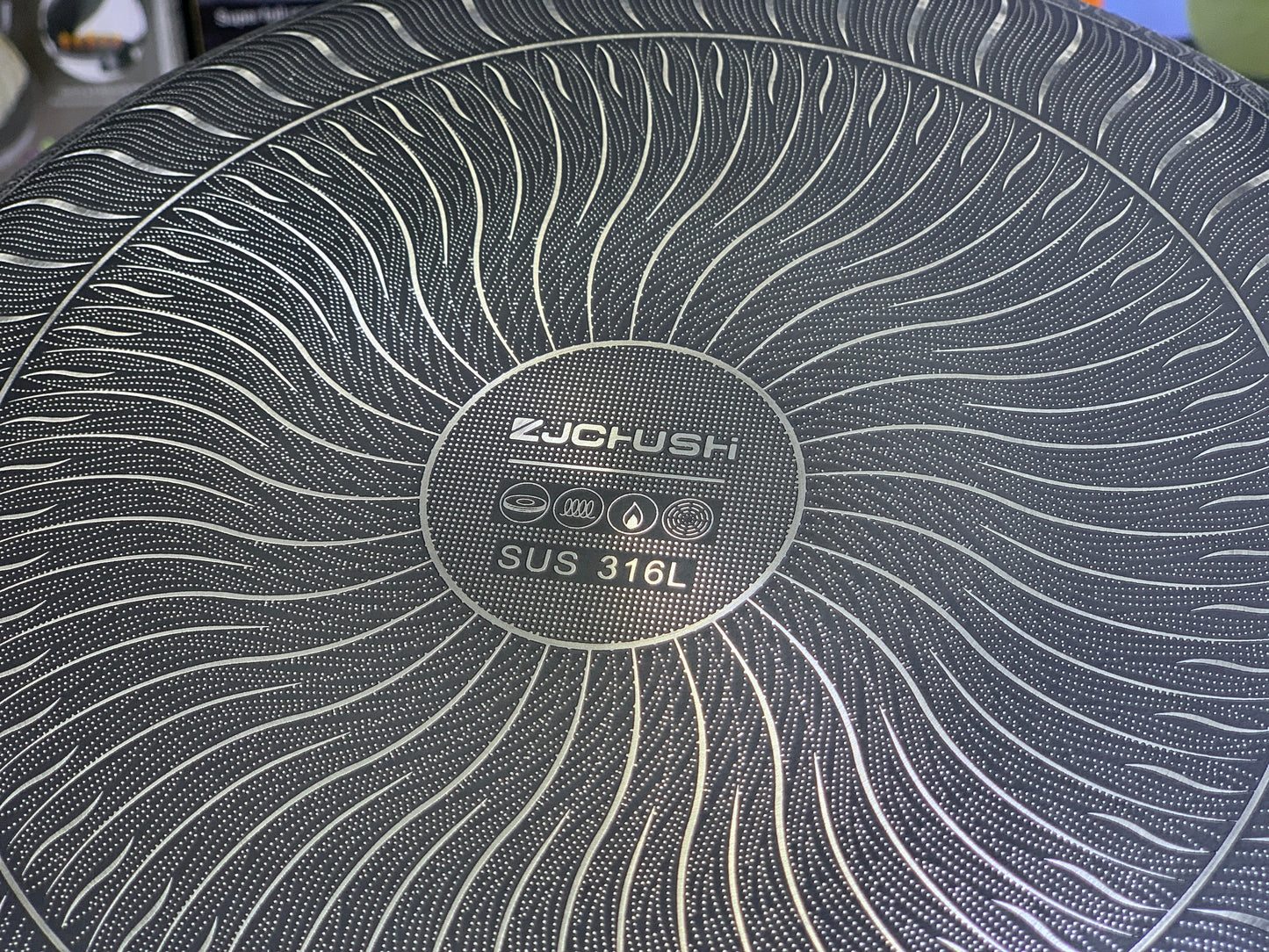 Shallow Laser Coating Frying Pan Non Stick Skillet