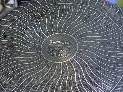 Shallow Laser Coating Frying Pan Non Stick Skillet