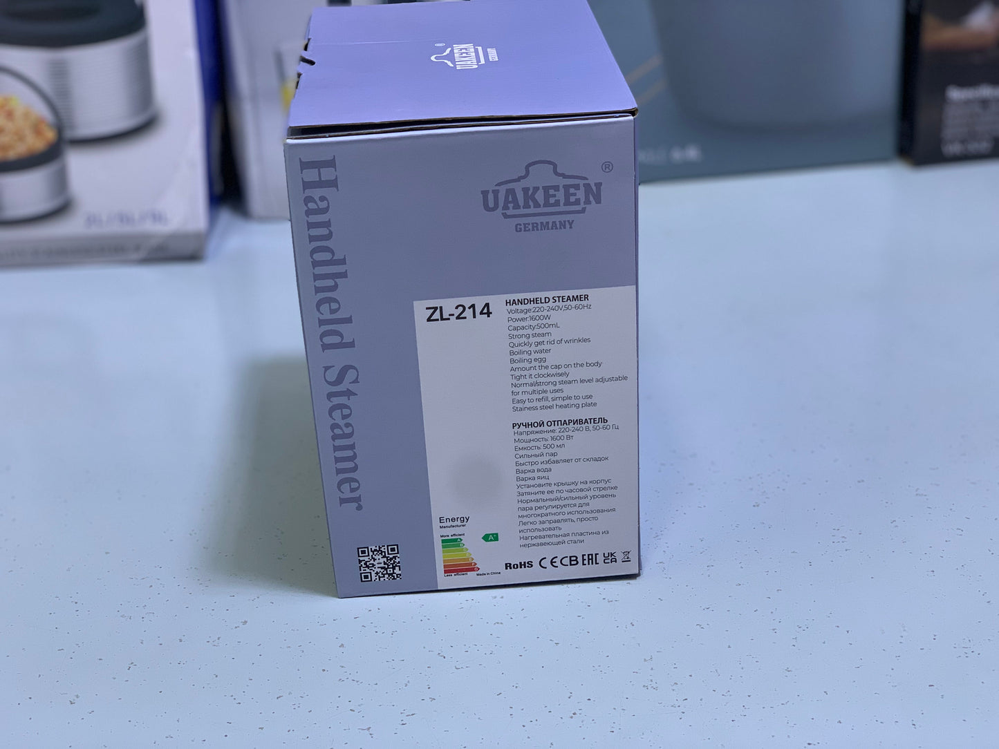 Uakeen Germany 2in1 Handheld Steamer and Kettle 250ml and 1200 watt