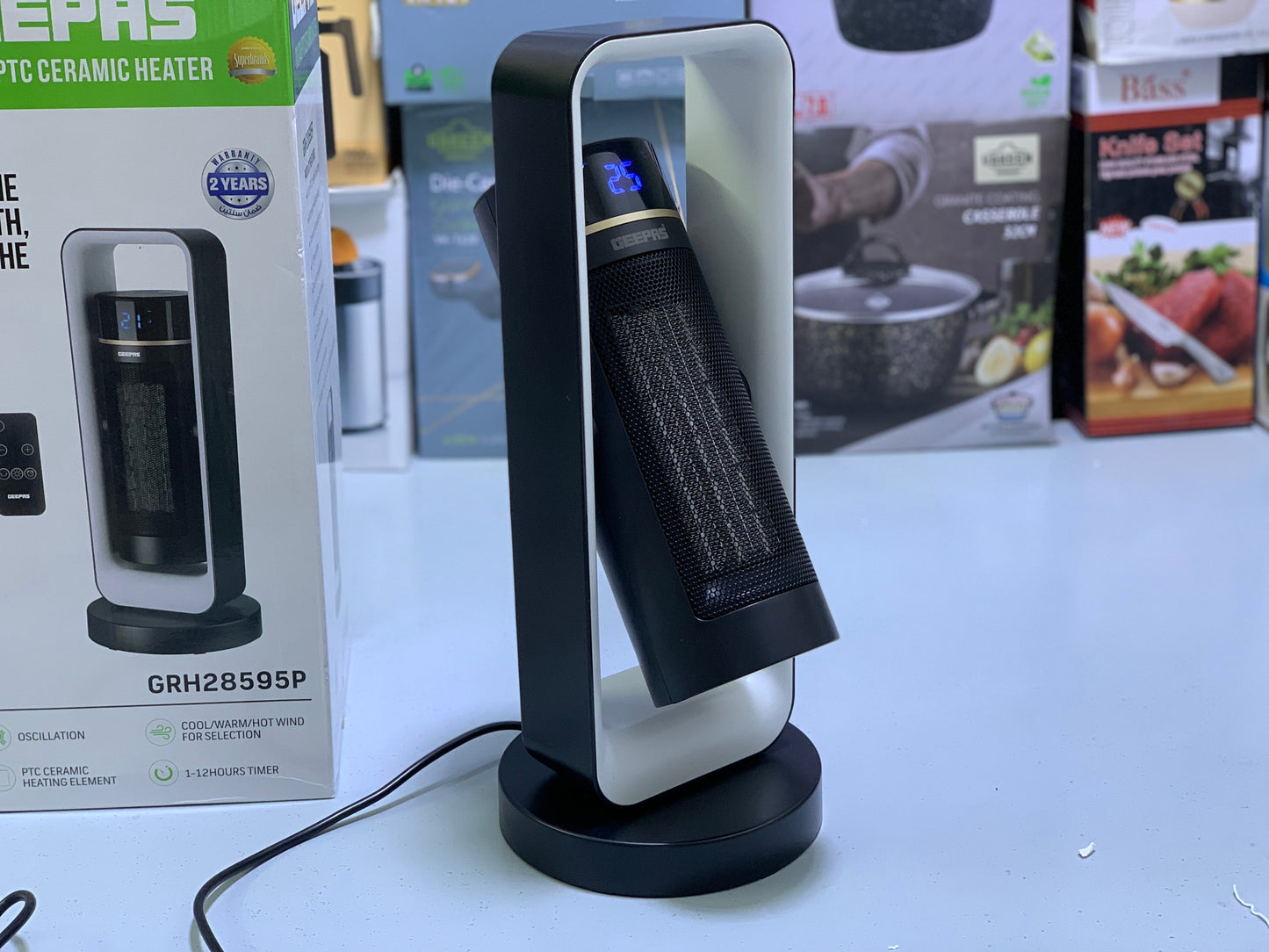 Geepas Digital PTC Heater|2 Years warranty |Model: GRH28595P