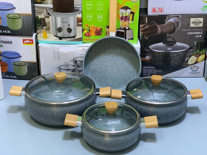 13 Pieces Bakhschie Brand cookware set-Mom’s first choice