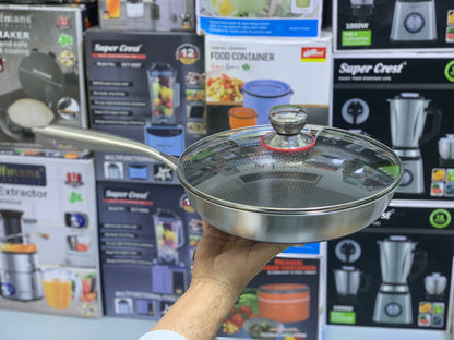 Shallow Laser Coating Frying Pan Non Stick Skillet