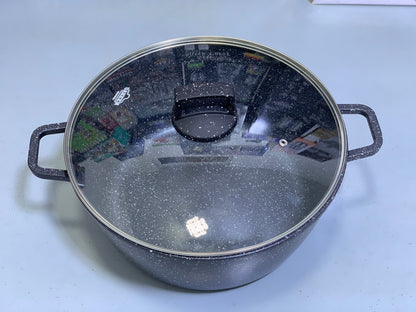 Uakeen Die-Cast Granite Casseroles-Pately or Pots