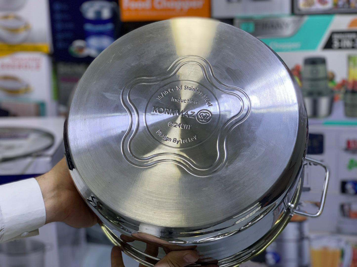 Turkey 🇹🇷 Brand Korkmaz Cookware Set 10 Pieces Stainless Steel Astra Tencere Seti 18/10 Cri-Ni