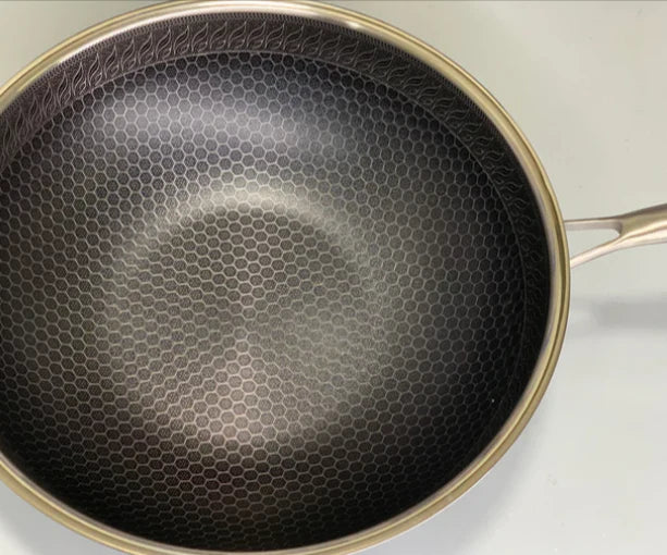 Laser Coated Deep fry Pans| Top quality 30cm,32cm and 34cm