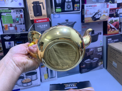 Golden 3 Pieces Tea Kettles