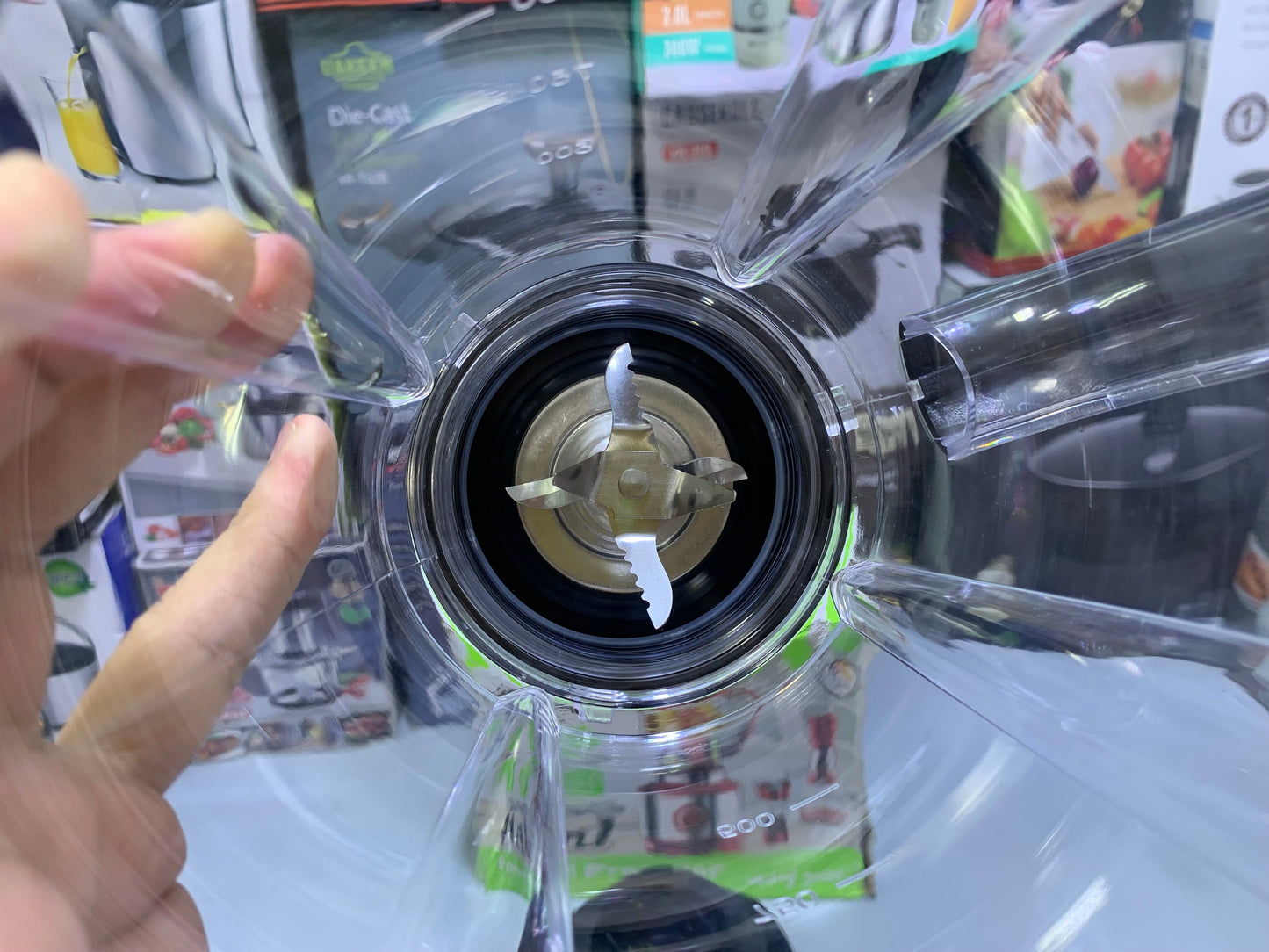 Kolax 4 in 1 Food Processor 1200w Stainless Steel Blades