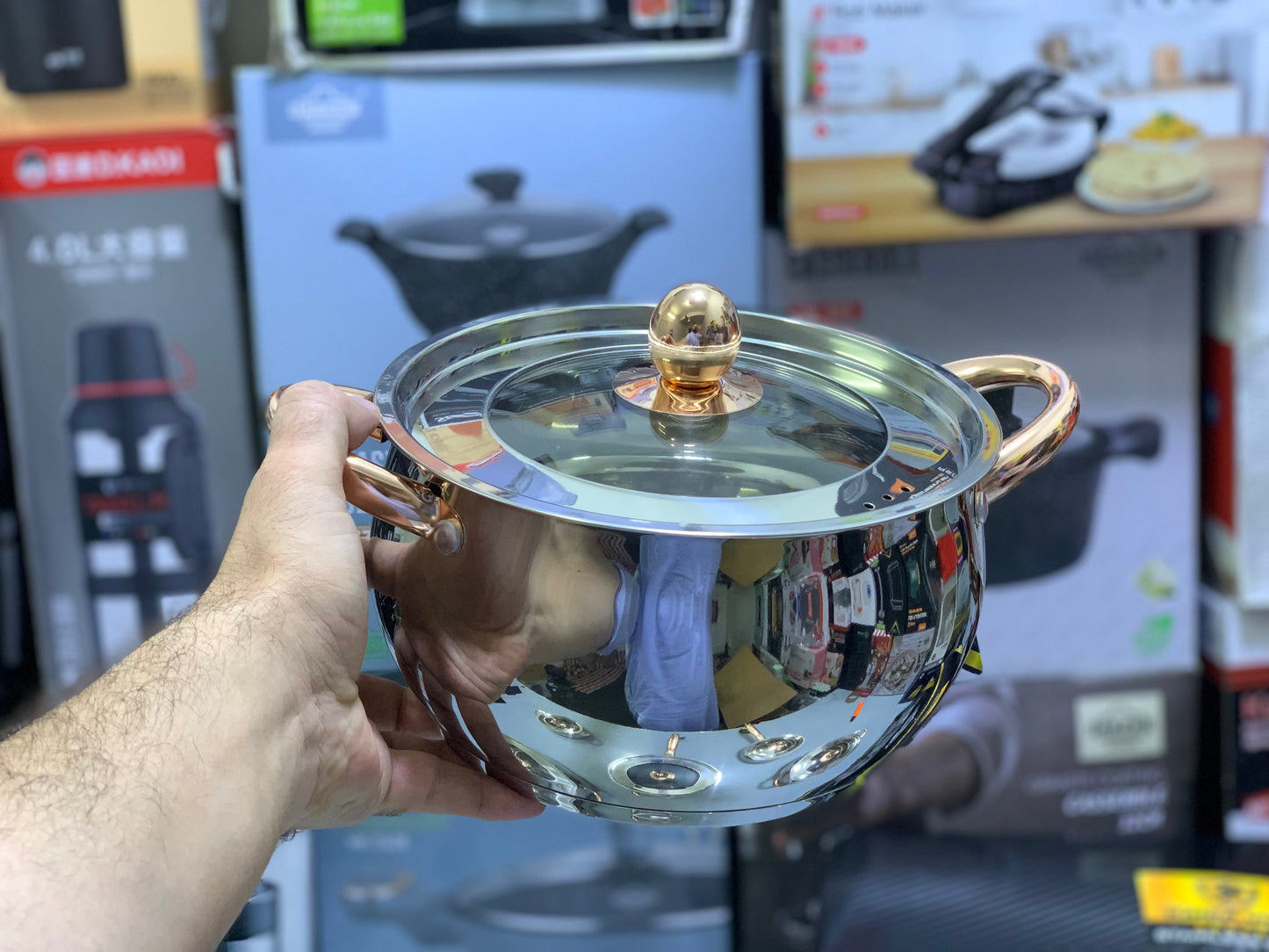 Kaisa Villa 12 Pieces Cookware set Stainless Steel