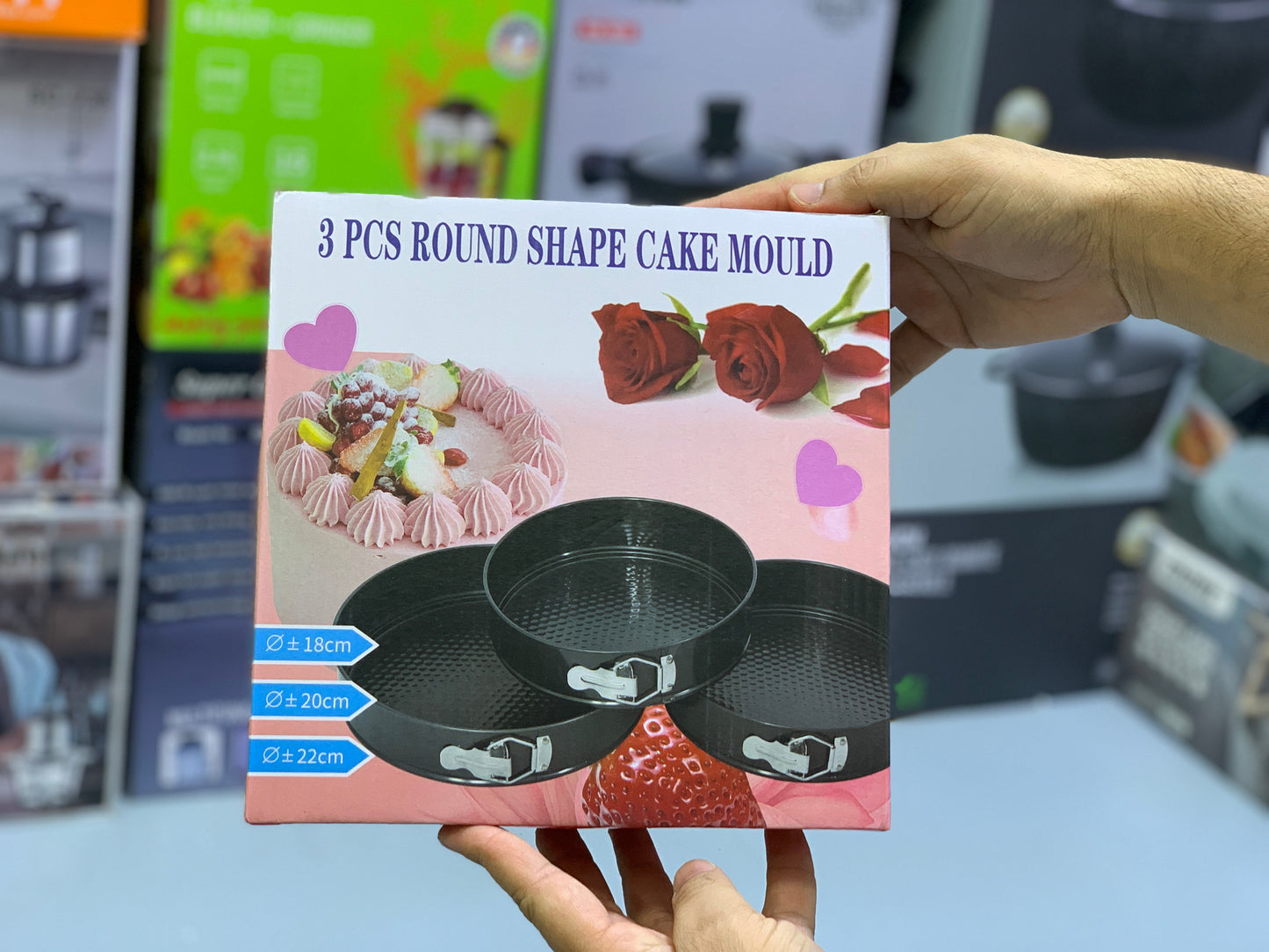 Cake Mould 3 Pieces Set