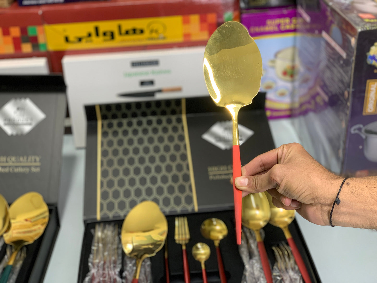 IMPORT Stainless Steel Cutlery Set 28 Pieces