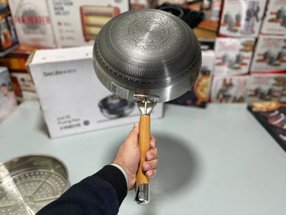 Secite 30cm Honeycomb Pan & Steamer