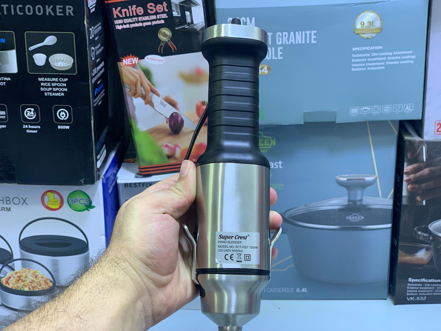 Super Crest Hand Blender|1200W|SCT-7027