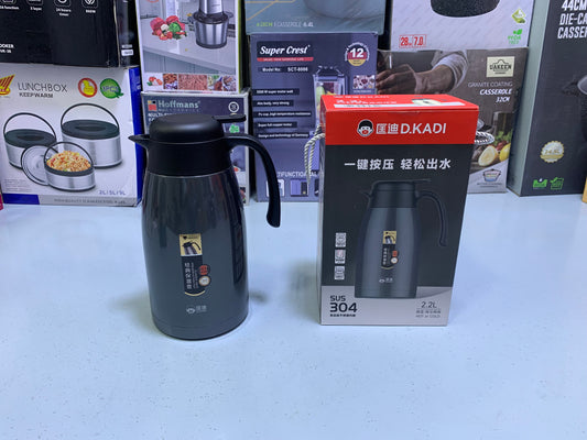 D.Kadi Tea Thermos SUS 304  Hot and Cold 24 Hours Stainless Steel 2.2L