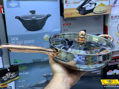 Kaisa Villa 12 Pieces Cookware set Stainless Steel