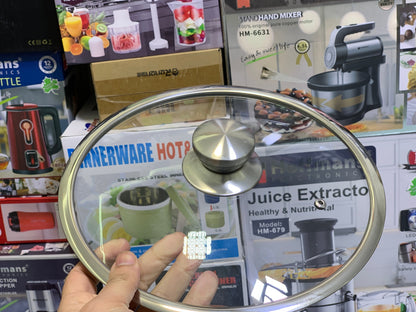 Laser Coated deep casseroles Set Non Stick BIG Sizes 30cm For 3KG, 32cm For 4K and 34cm For 5KG