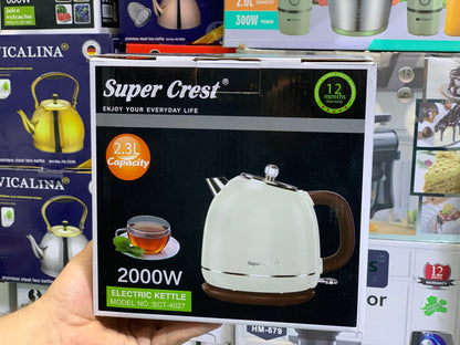 Super Crest Electric Kettle Model SCT: 4027
