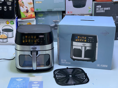 Uakeen Germany Digital Air Fryer| 10L and 1800W| ZL-1706