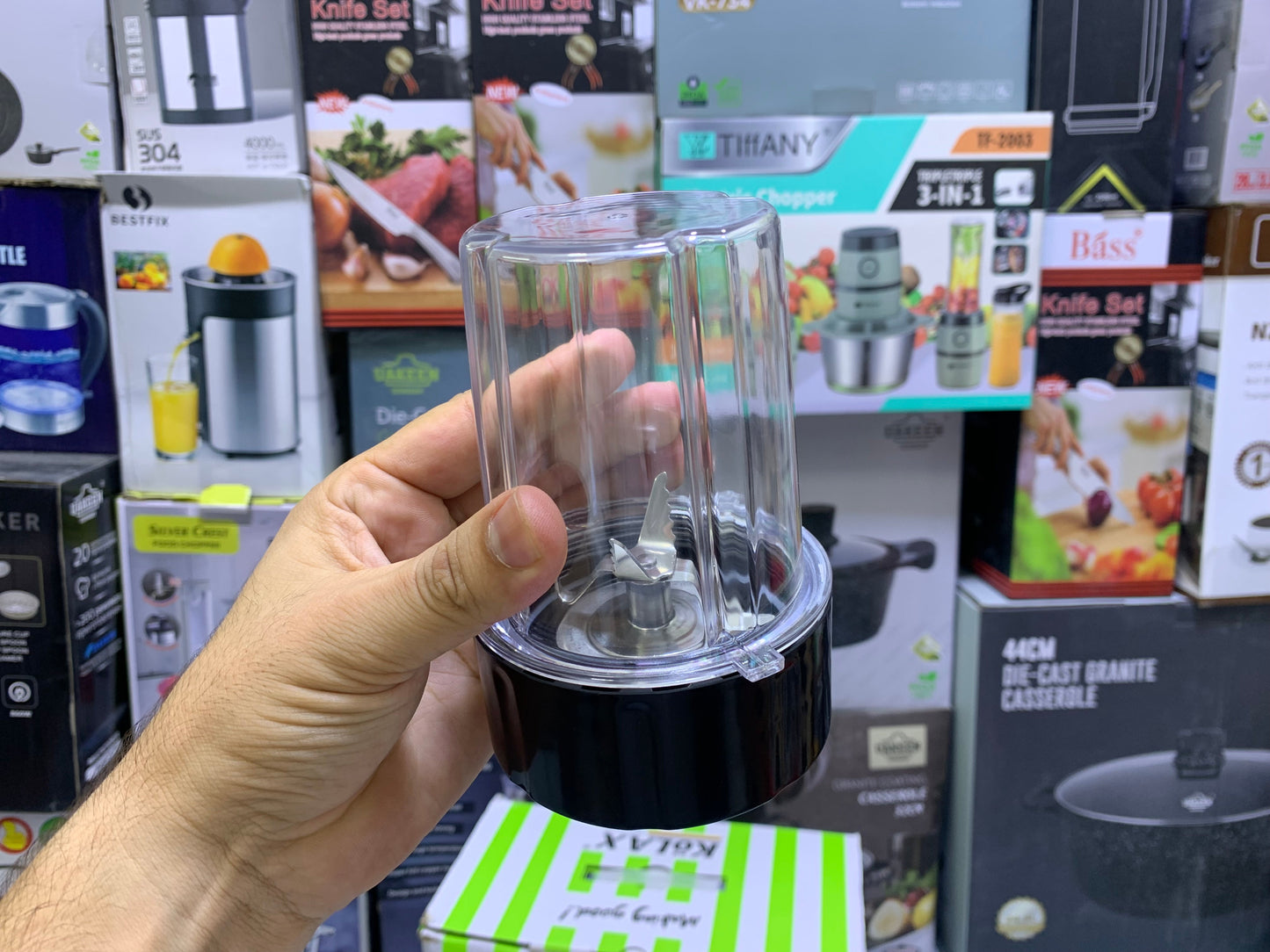 Kolax 4 in 1 Food Processor 1200w Stainless Steel Blades