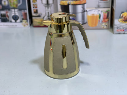 Unique Thermos with leather straps