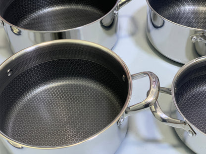 Laser Coating Deep Casseroles  Non Stick ( 4 pieces ) 21.5 cm ,25.5 cm , 27.5 cm and 29.5 cm