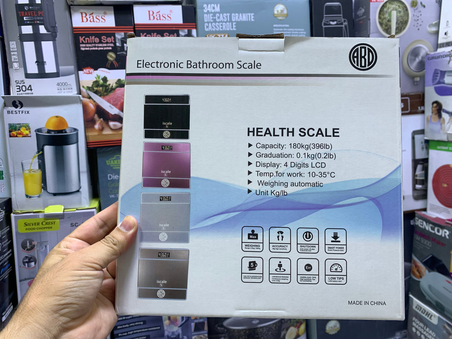 ABD Digital Bathroom Scale With Digital Display