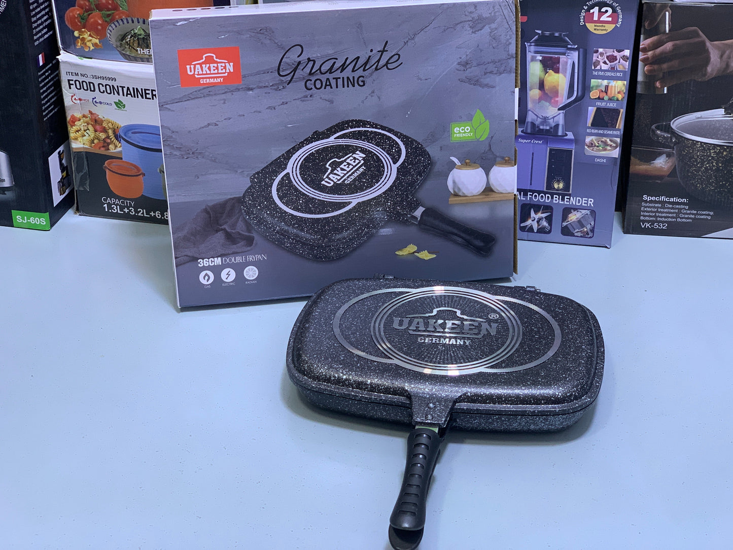 Uakeen 20 Pieces Cookware Set| Highest Quality|Pure Nonstick