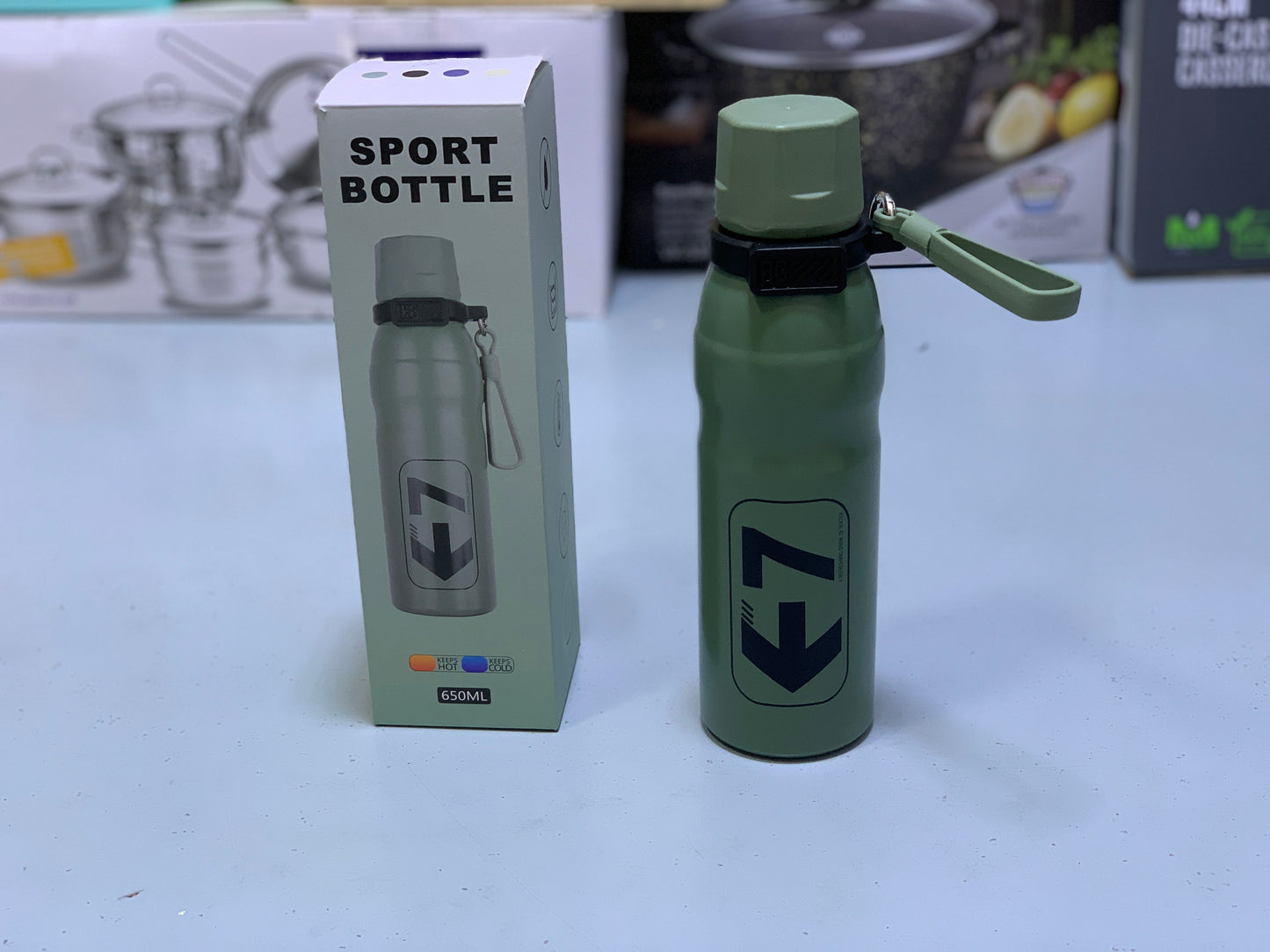 Hot and Cool water bottle Stainless Steel 650ml