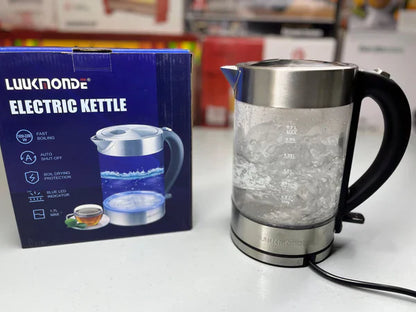 UK Import Glass Electric Kettle – 1.7L