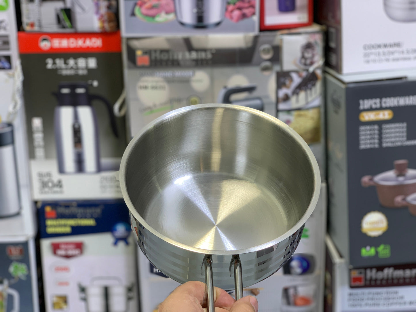 Karkmos 18/10 Cri-Ni Stainless Steel Saucepans