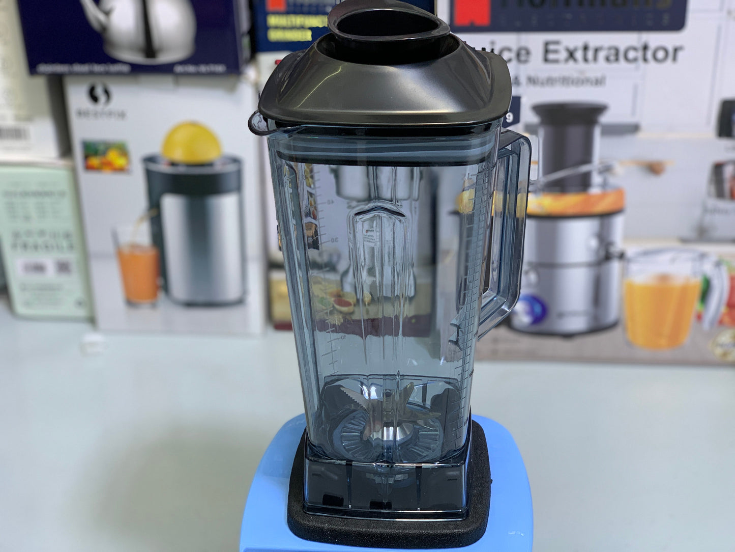 Super Crest Blender 5500w Stainless Steel Blades and Unbreakable Jug Model: SCT-8007