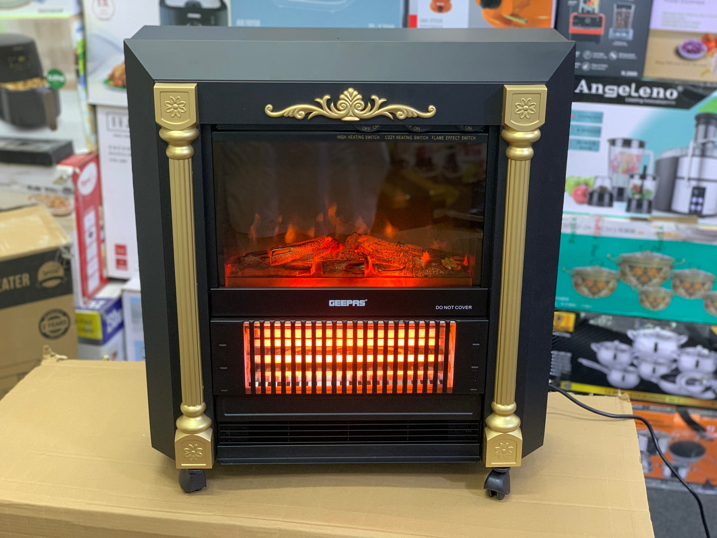 Geepas Electric Heater| 2 Years Warranty| 28579