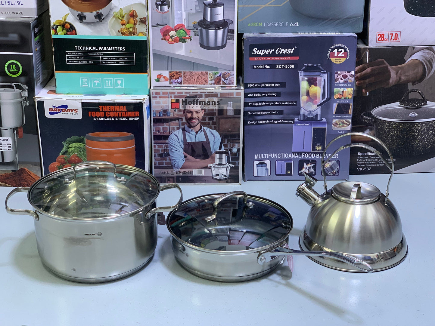 Korkmaz 12 Pieces Cookware Sets|A1889
