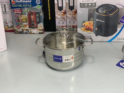 Korkmaz Turkish  🇹🇷 Original 10 Pieces Cookware Set Stainless Steel (LIFE TIME WARRANTY)