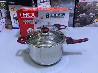 6 Safeguard HCX 3 in 1 Pressure Cooker Stainless Steel