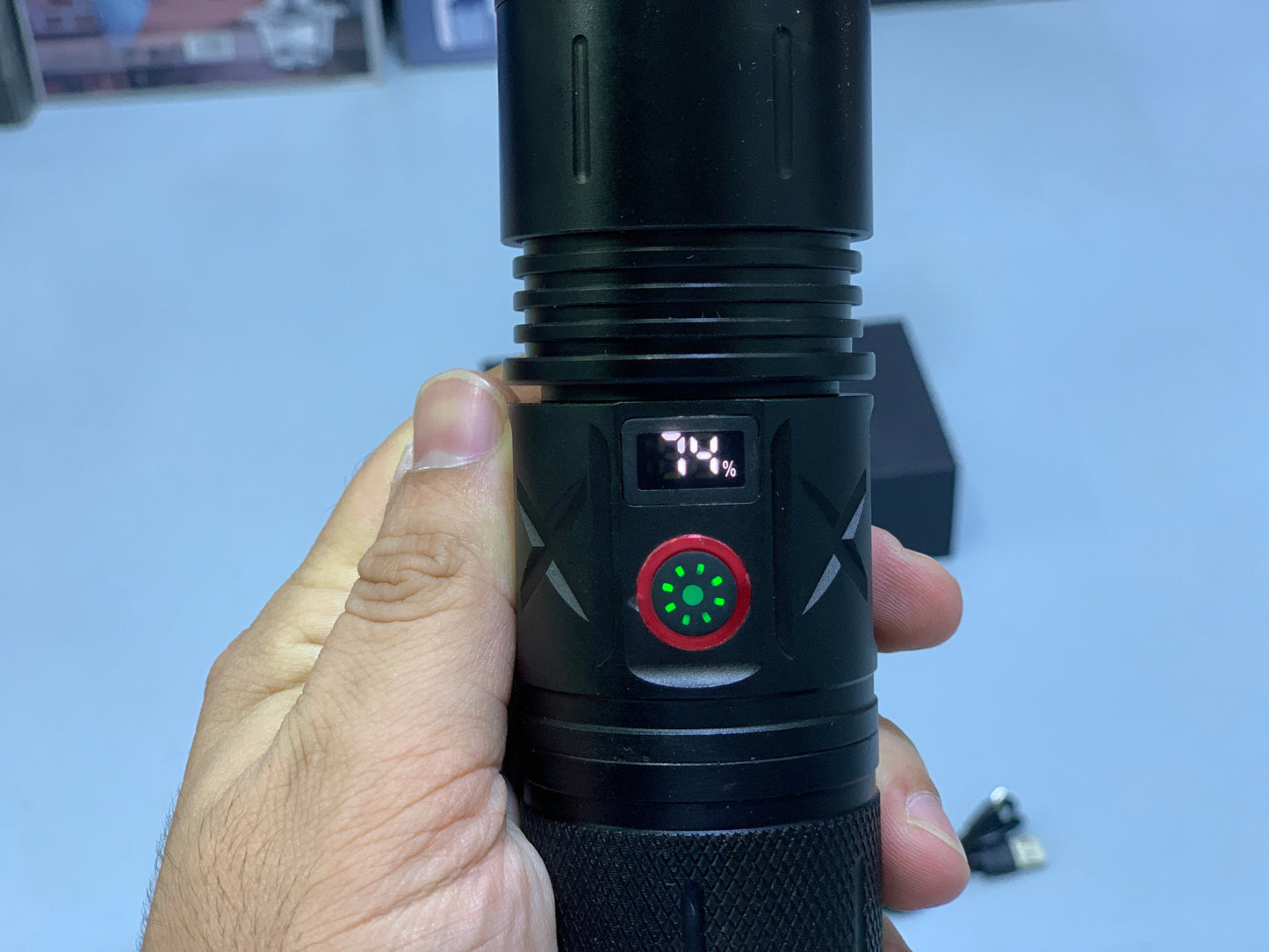 Coba Laser Torch , Handheld outdoor Flashlight Model : CB-G671