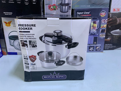 Royal King 3 in 1 Pressure 4L and 6L Stainless Steel