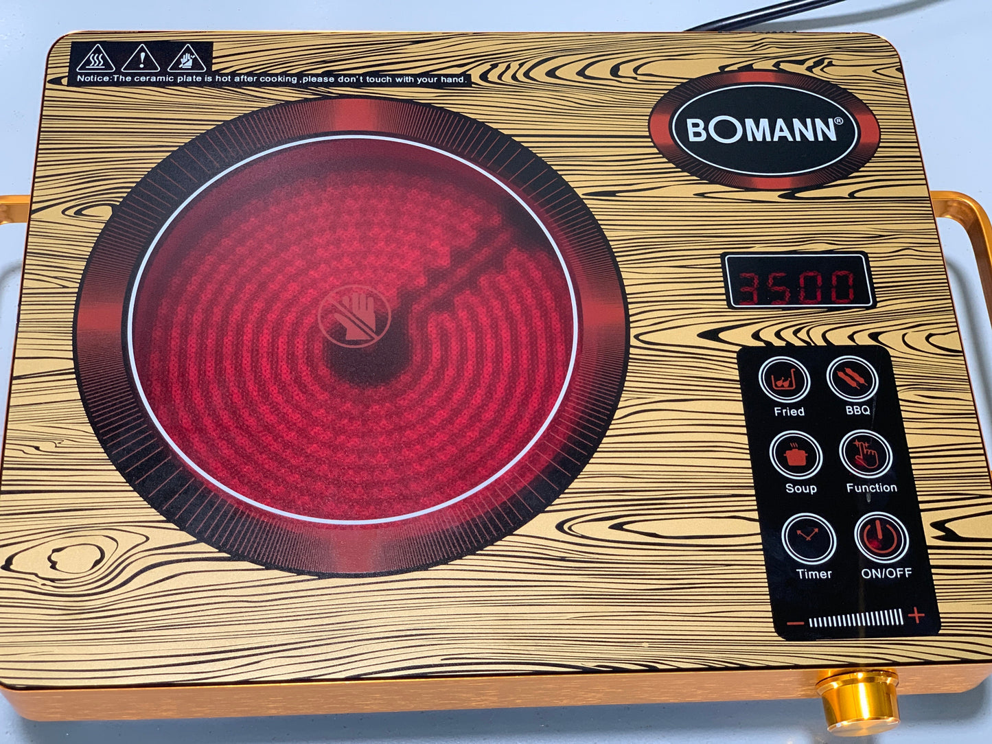 Imported B0MANN Induction Cooker 3500W (Model B0-118)