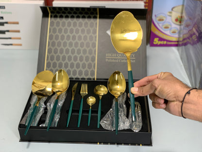 IMPORT Stainless Steel Cutlery Set 28 Pieces