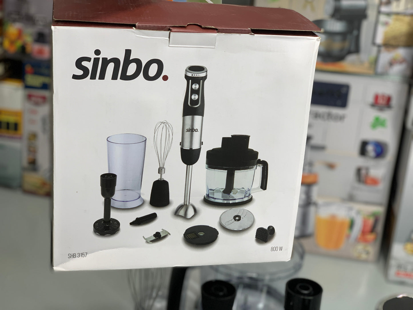 SINBO Stand Mixer and Blender Set Stainless Steel