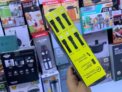 COBA Handheld Torch Model: CB-G672D USB Rechargeable Flashlight