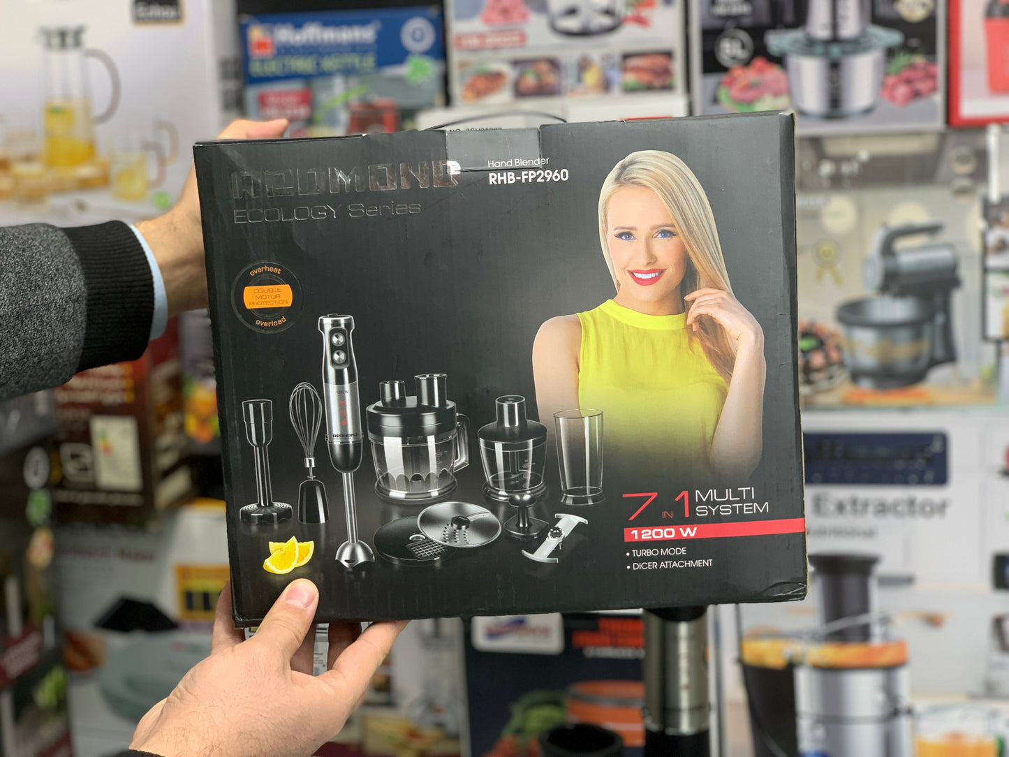 Redmond Hand Mixer and Blender Stainless Steel