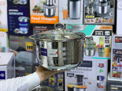 Turkey 🇹🇷 Brand Korkmaz Cookware Set 10 Pieces Stainless Steel Astra Tencere Seti 18/10 Cri-Ni