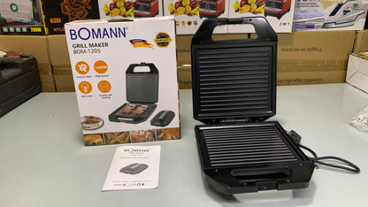 Original German Bomann Grill Maker  BOM 1205& BOM 1206  with 1 Year Warranty