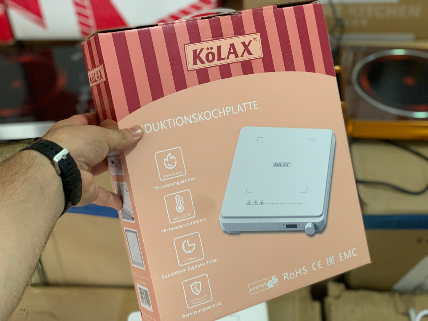 Original Germany Kolax Induction Electric Cooker Power Consumption  120w-2100w